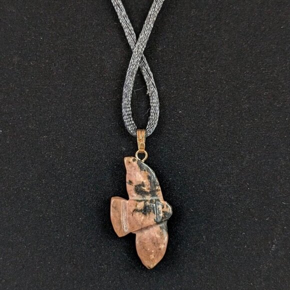 (2/$20) Bohemian Carved Bird Pendant Necklace - Picture 5 of 6